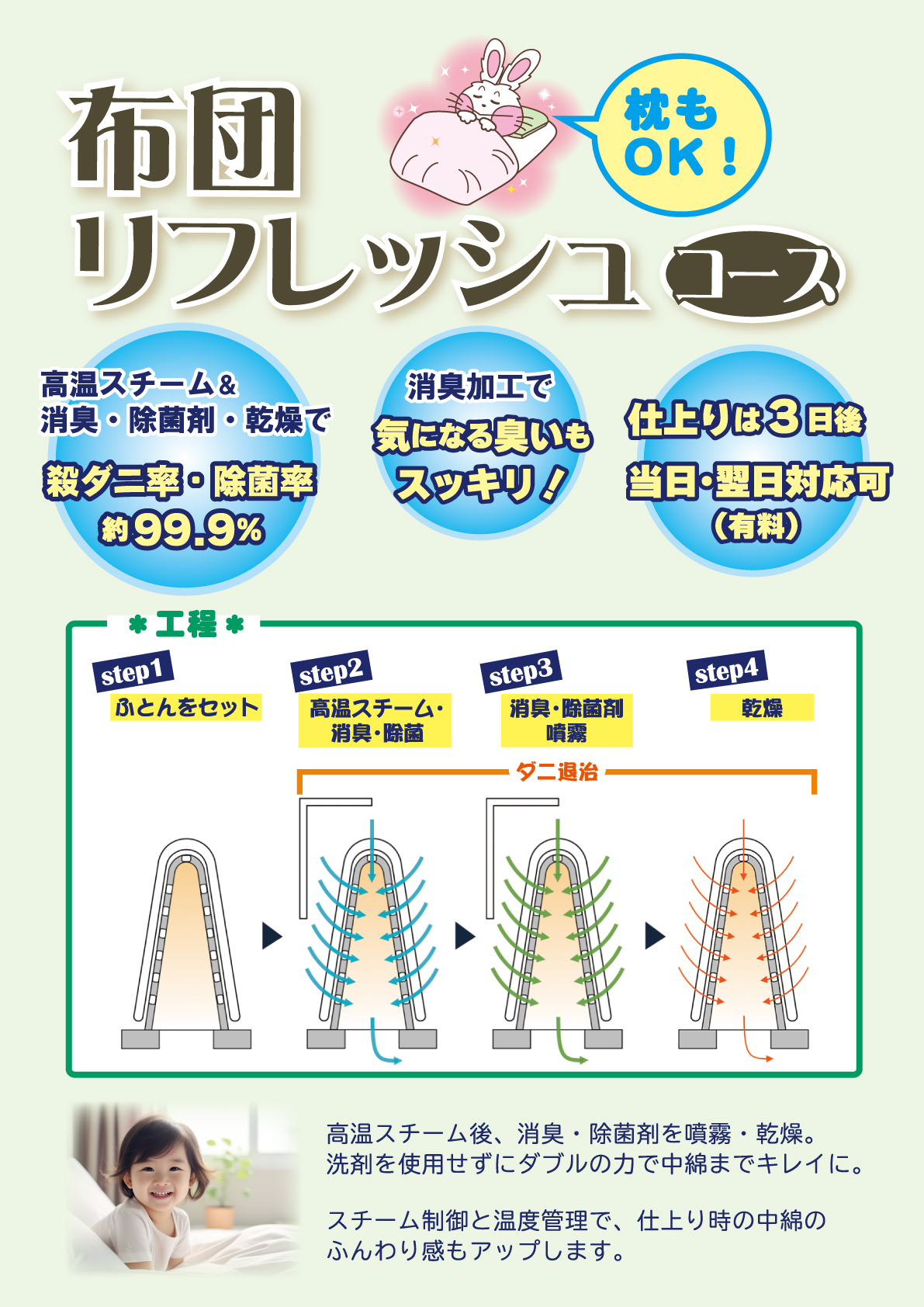 布団リフレッシュコース